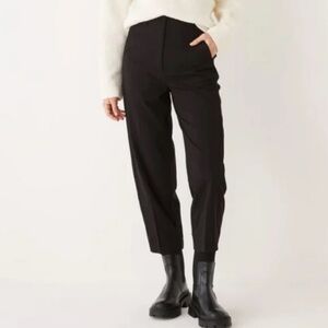 Frank And Oak Black Cropped Pants (Alice straight fit) - Size 2